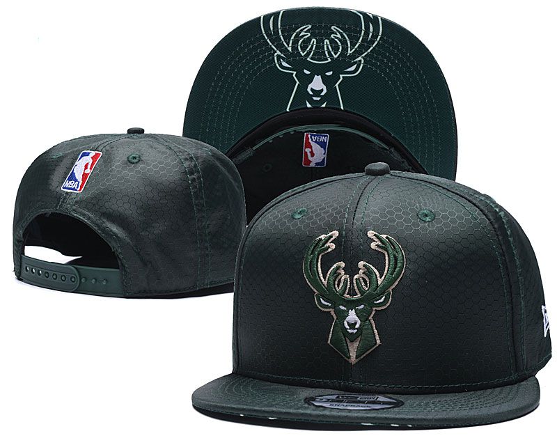 2020 NBA Milwaukee Bucks Hat 20201195->nba hats->Sports Caps